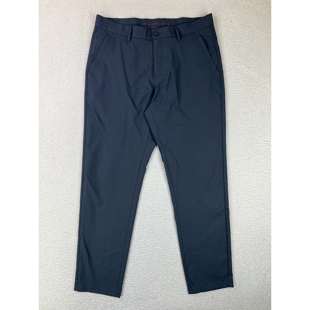 Marcus Pierce Renegade Pants Mens 33x30 Gray Slim Fit Tapered Casual Dress Pants
